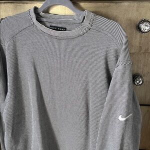 Vintage Nike Golf Men's Striped Crewneck Sweater